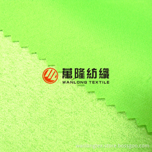100% Polyester 105D*150d Double Side Brushed Faux Suede Fabric